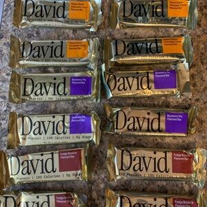David Protein Bars Assorted Flavors - Pack of 12